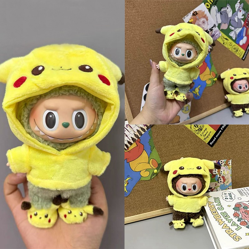 Baby Clothing Items - 15 17cm For Labubu Doll Cartoon