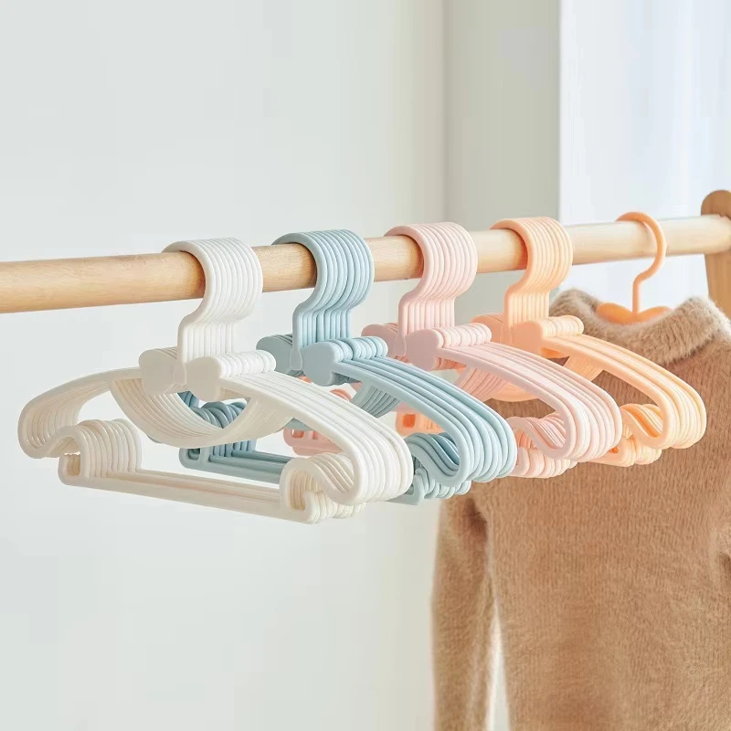 Baby Clothes Organiser - 10pcs Baby Clothes Hanger Racks Portable
