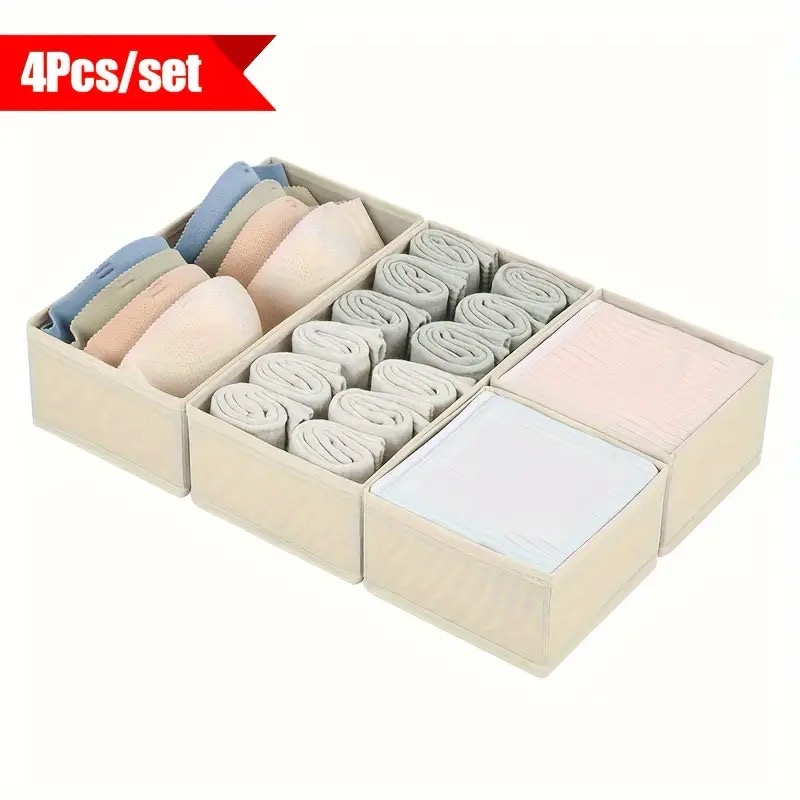 4pcs Foldable Drawer Organizer - Baby Clothes Organiser 评论和价格