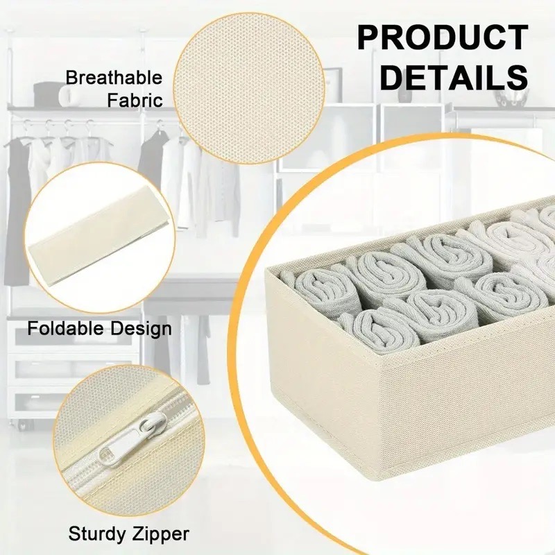 4pcs Foldable Drawer Organizer - Baby Clothes Organiser 评论和价格
