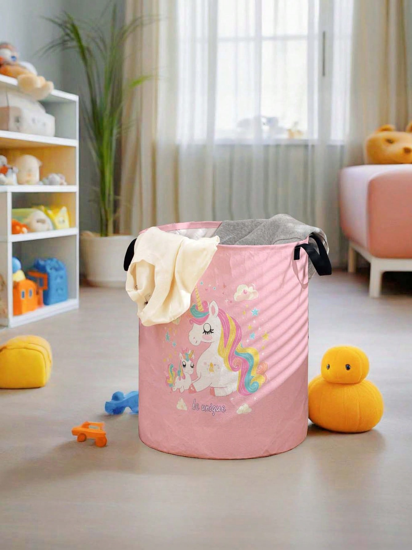 Unicorn Laundry Basket, Foldab - Baby Clothes Organiser 评论和价格