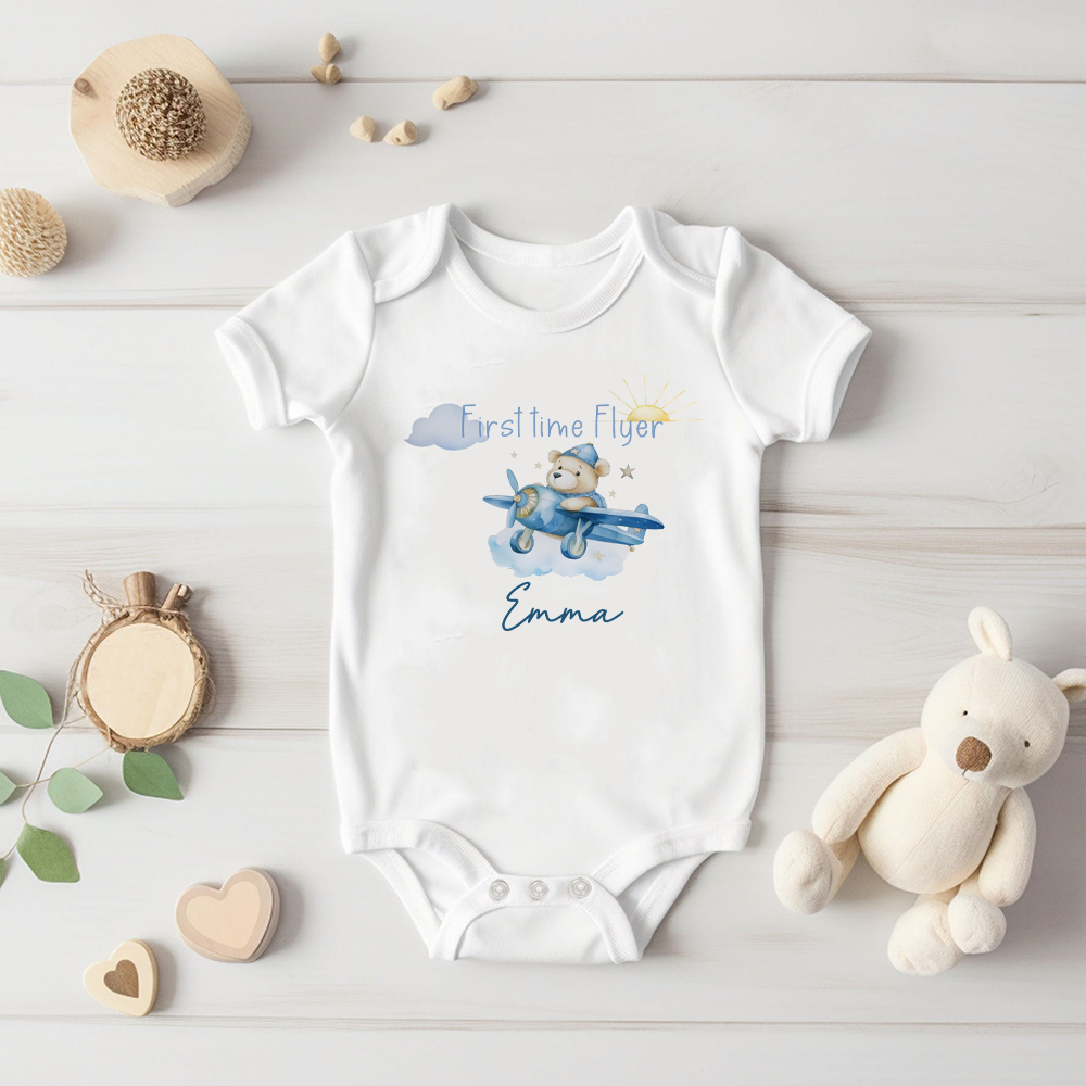 Custom Name Frist Time Flyer&b - Baby Clothing Names 评论和价格