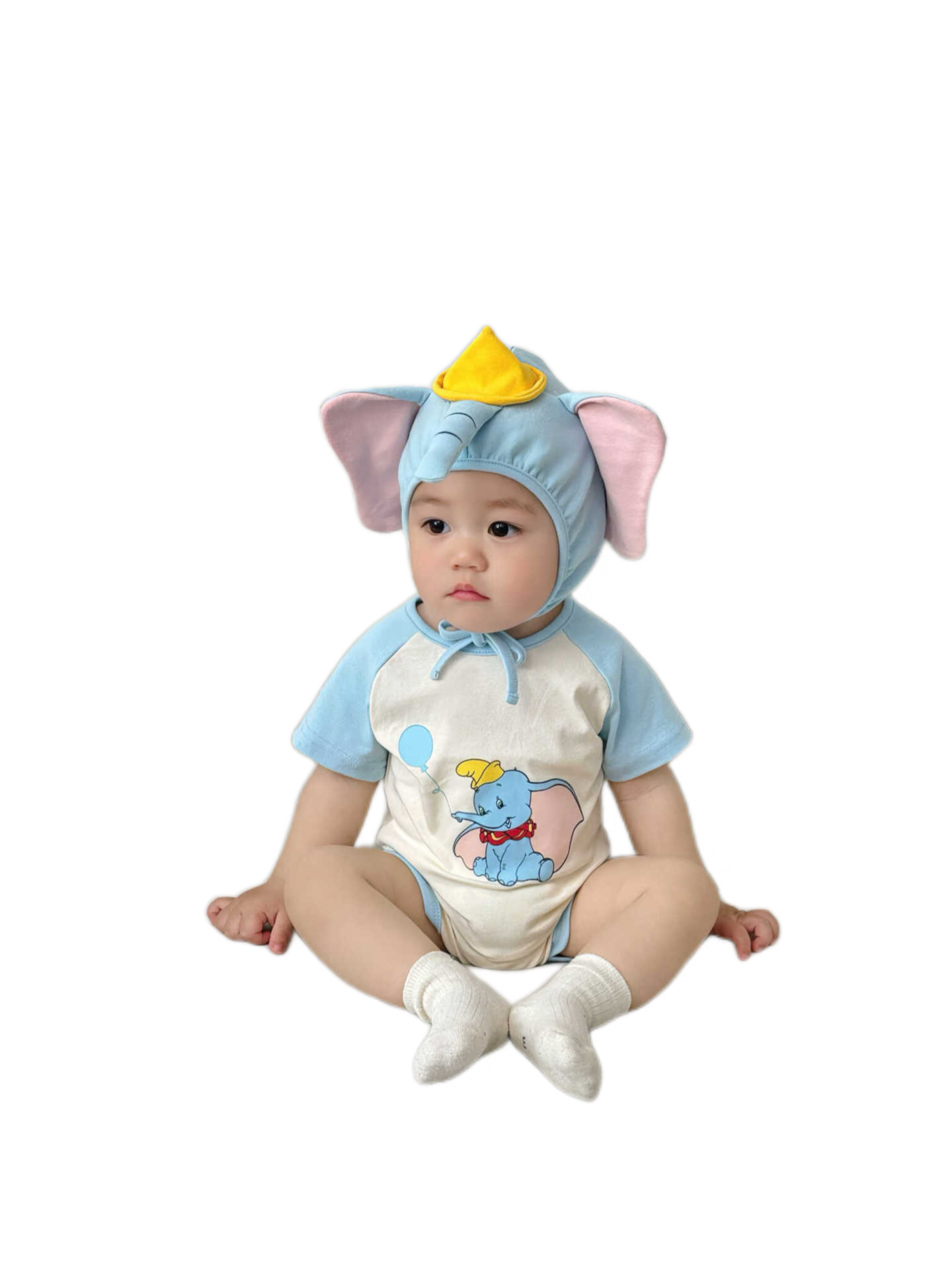 3D Elephant Print Baby Onesie  - Baby Clothing Elephant 评论和价格