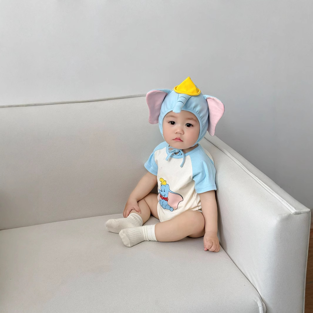 3D Elephant Print Baby Onesie  - Baby Clothing Elephant 评论和价格