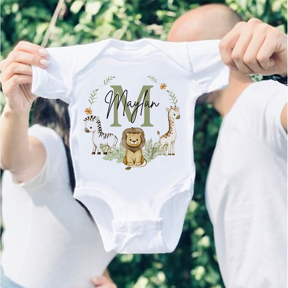 Personalized Baby Jumpsuit Cus - Baby Clothing Names 评论和价格
