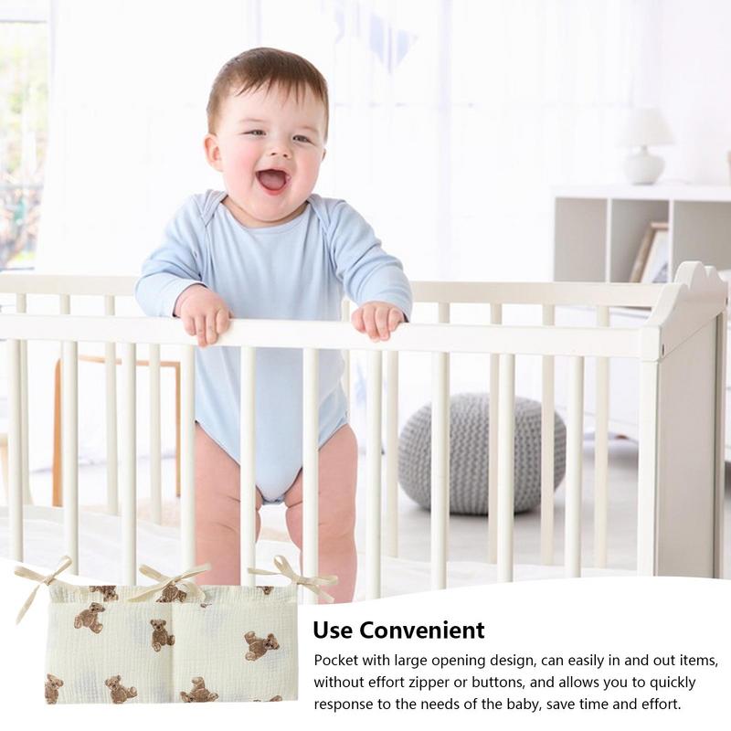 Baby Crib Organizer Cot Caddy  - Baby Clothing Bag 评论和价格
