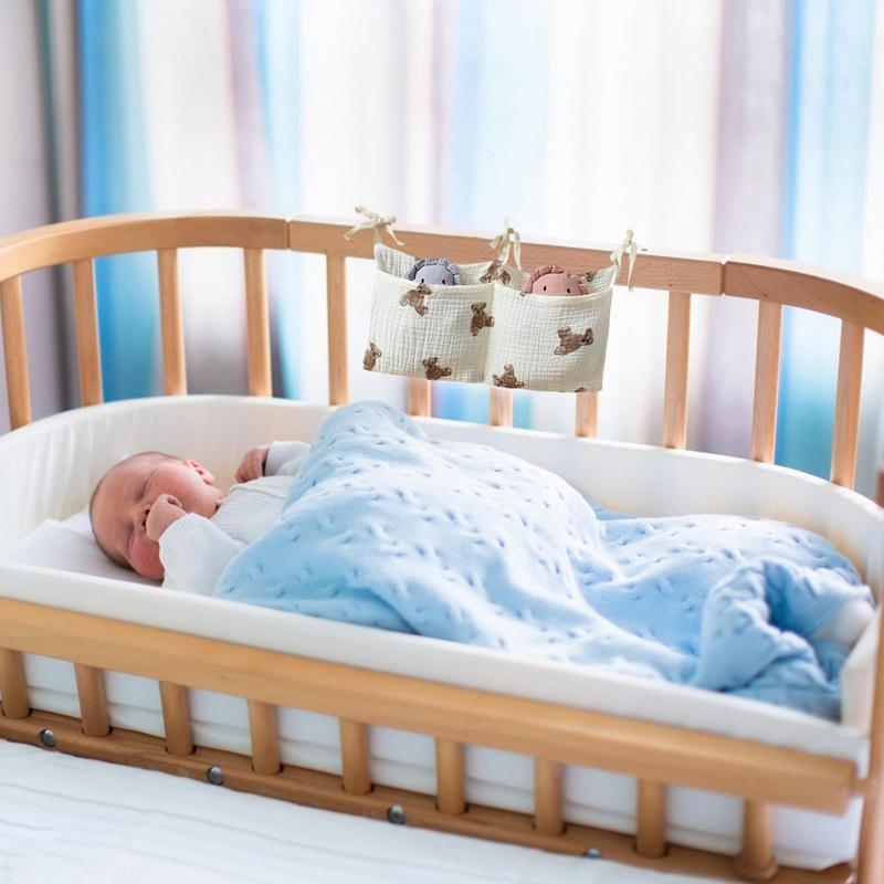 Baby Crib Organizer Cot Caddy  - Baby Clothing Bag 评论和价格
