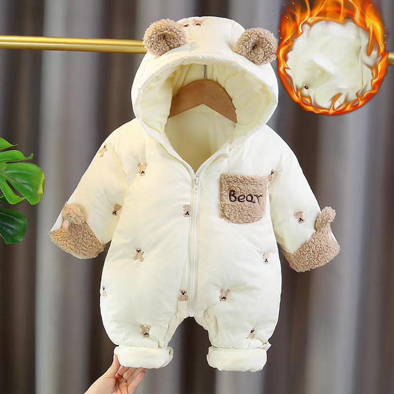 Winter Newborn Baby Romper Thi - Baby Clothing Zip 评论和价格