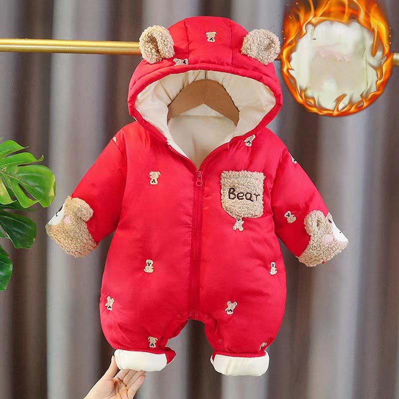 Winter Newborn Baby Romper Thi - Baby Clothing Zip 评论和价格