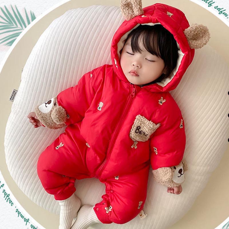 Winter Newborn Baby Romper Thi - Baby Clothing Zip 评论和价格