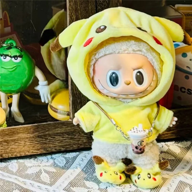 15 17cm For Labubu Doll Cartoo - Baby Clothing Items 评论和价格