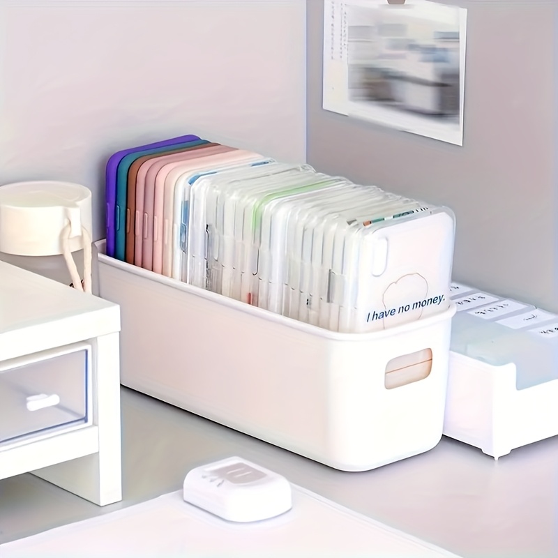 4pcs White Plastic Storage Box - Baby Clothes Organiser 评论和价格