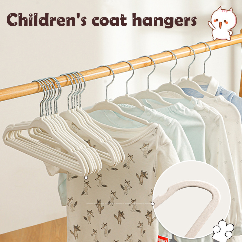 10/20pcs Velvet Hangers Non-Sl - Baby Clothes Organiser 评论和价格