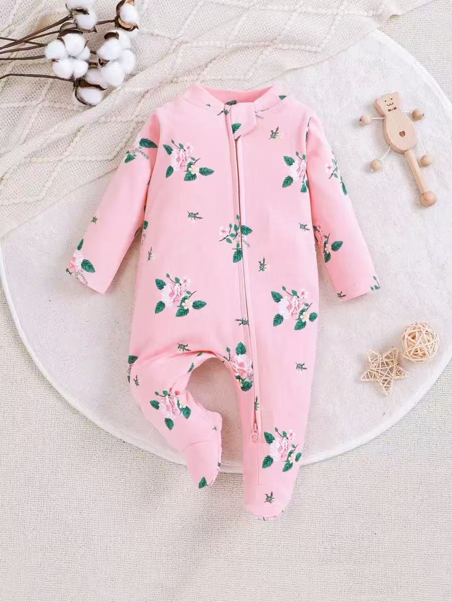 Unisex Newborn Baby Footed Paj - Baby Clothing Zip 评论和价格
