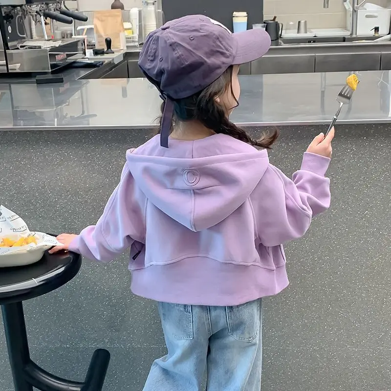 2026 Girls Hoodie Coat Spring  - Baby Clothing Zip 评论和价格