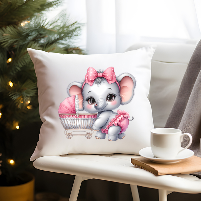Landscape Pink Baby Iron On Tr - Baby Clothing Elephant 评论和价格