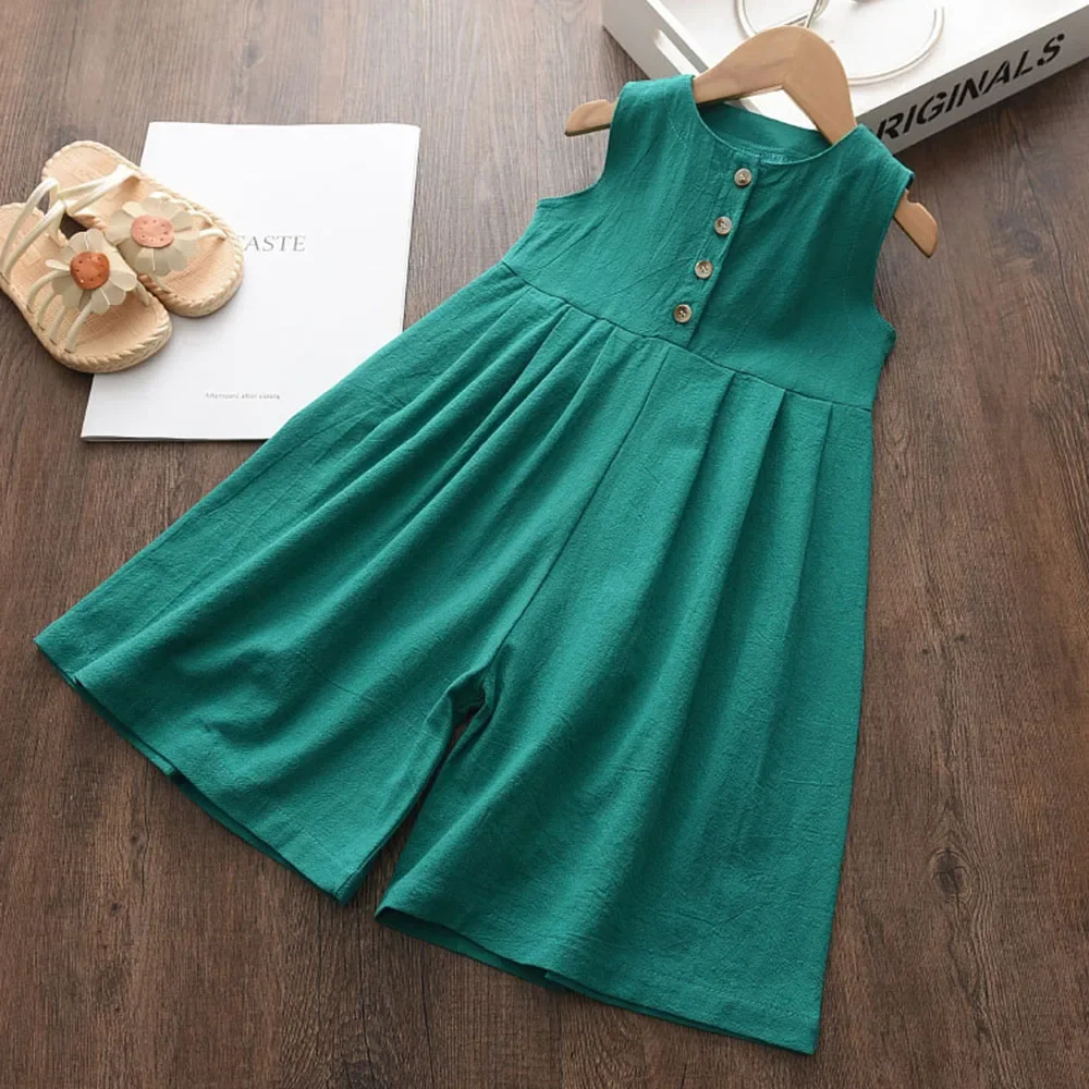New Fashionable Girls' Jumpsui - Baby Clothing In Summer 评论和价格