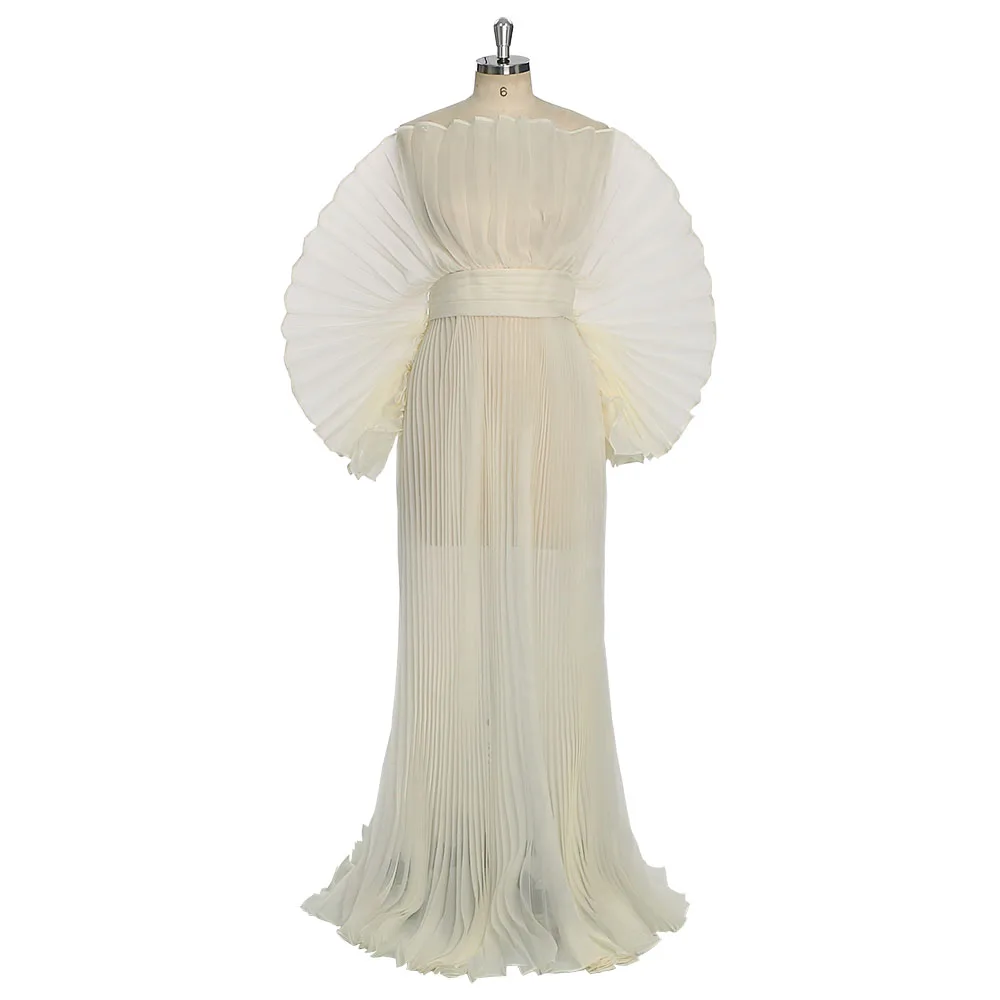 2026 New Off White Pleated Max - Baby Xmas Clothing 评论和价格