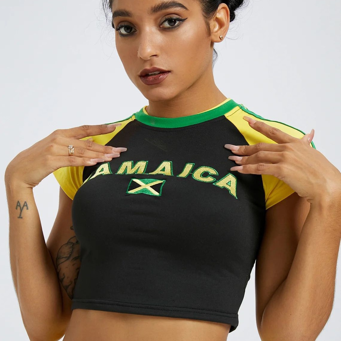 Women Aesthetic Jamaica Letter - Baby Clothing Cheap 评论和价格
