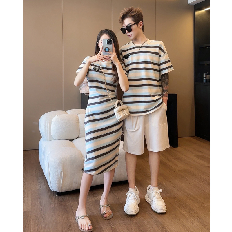 Dad Mom and Baby Matching Stri - Baby Clothing In Summer 评论和价格