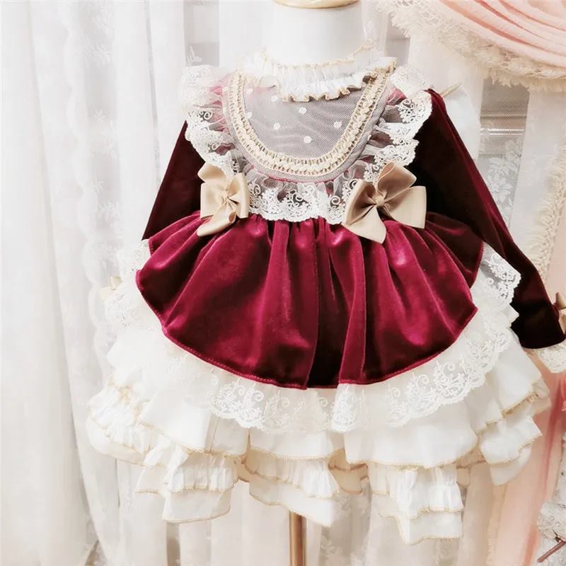 Girl Baby Party Dress New Span - Baby Xmas Clothing 评论和价格