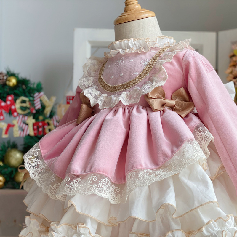 Girl Baby Party Dress New Span - Baby Xmas Clothing 评论和价格