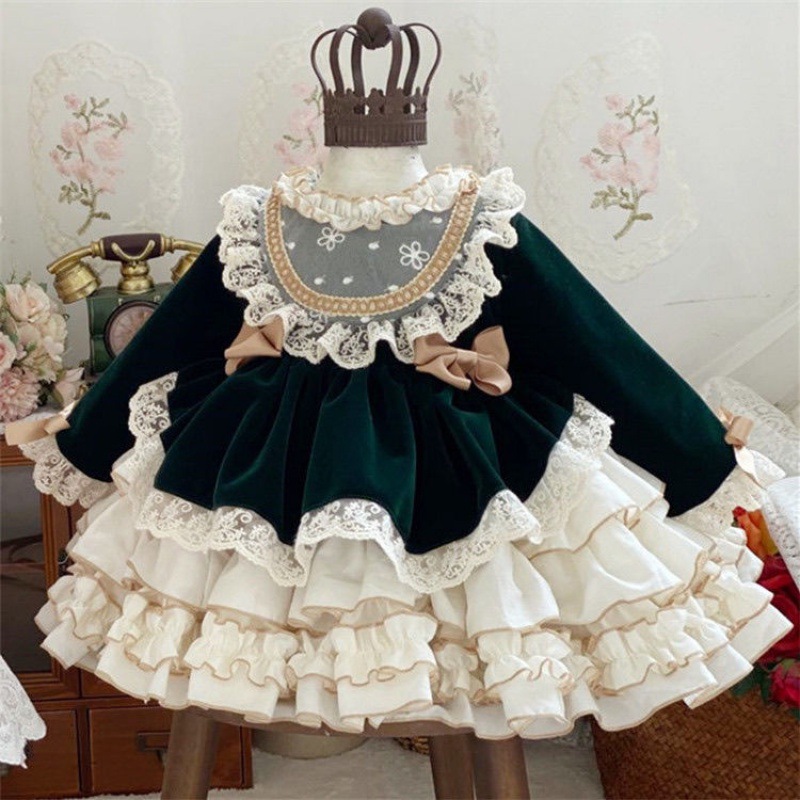 Girl Baby Party Dress New Span - Baby Xmas Clothing 评论和价格