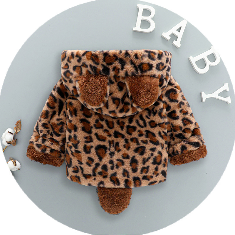1 2 3 4 Years Plush Baby Jacke - Baby Xmas Clothing 评论和价格