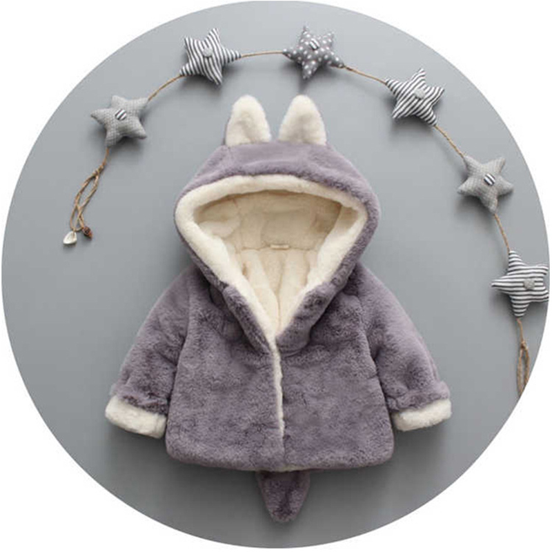 1 2 3 4 Years Plush Baby Jacke - Baby Xmas Clothing 评论和价格