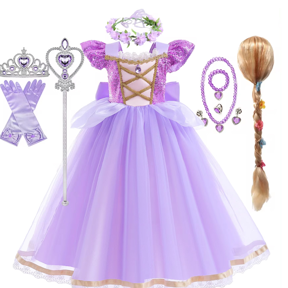 Summer Rapunzal Girl Princess  - Baby Clothing Europe 评论和价格