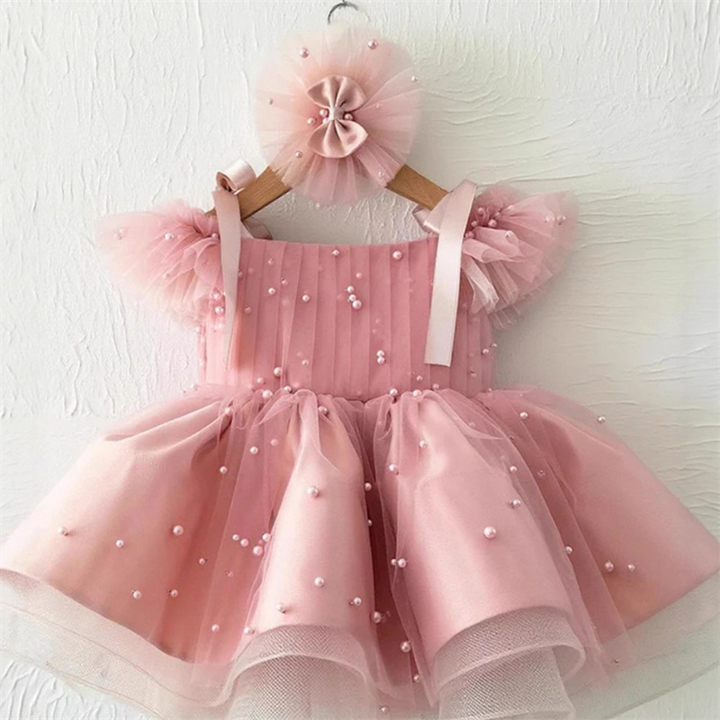 Kids Baby Princess Tulle Pearl - Baby Xmas Clothing 评论和价格