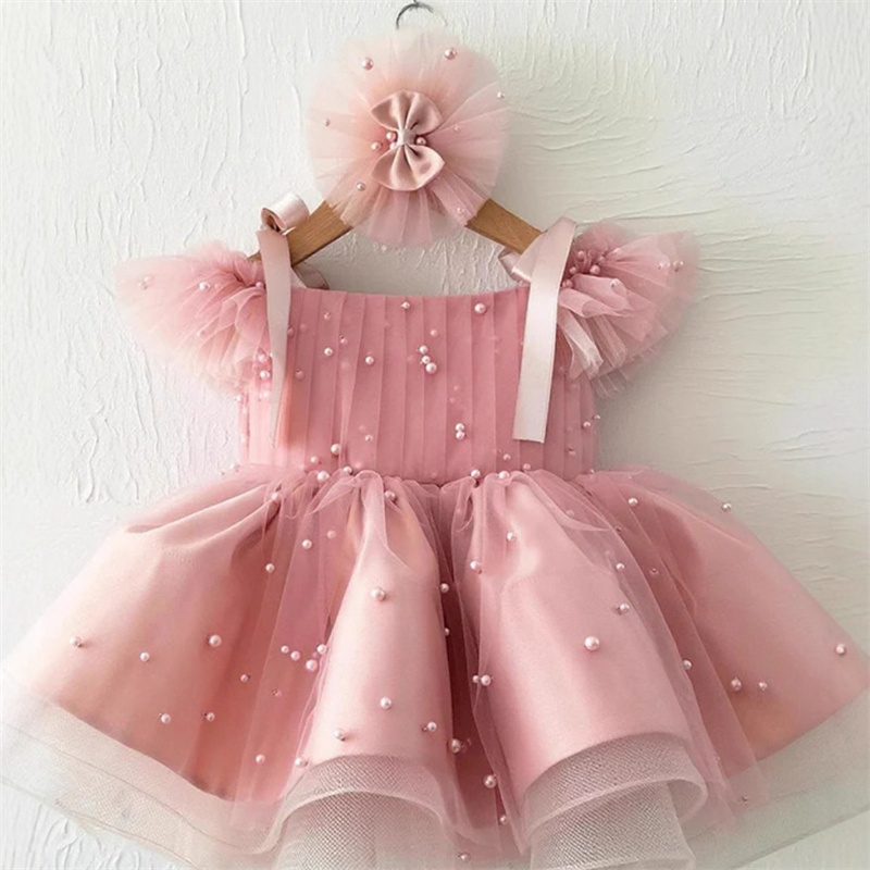 Kids Baby Princess Tulle Pearl - Baby Xmas Clothing 评论和价格