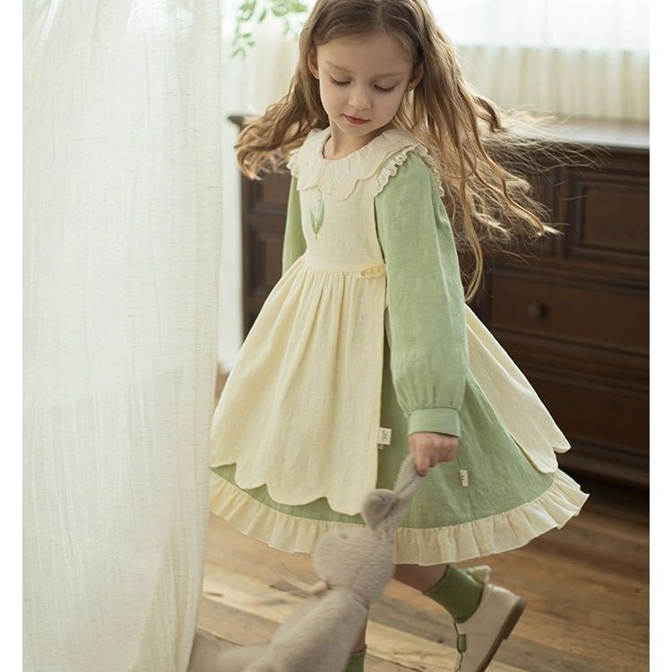 Eid New Girl Velvet Lace Lolit - Baby Xmas Clothing 评论和价格