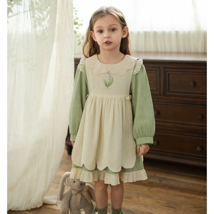 Eid New Girl Velvet Lace Lolit - Baby Xmas Clothing 评论和价格