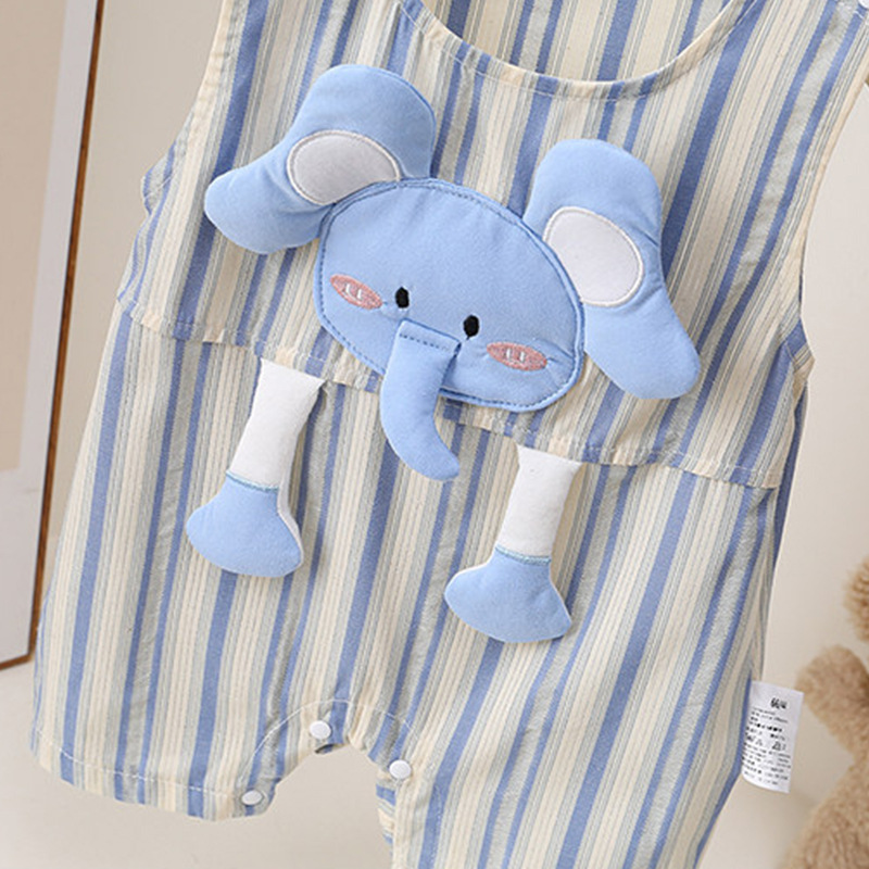 Summer Sleeveless Baby Romper  - Baby Clothing Elephant 评论和价格
