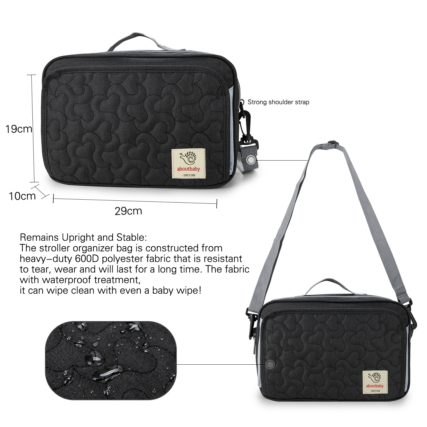 Baby Diaper Bag For Stroller S - Baby Clothes Organiser 评论和价格