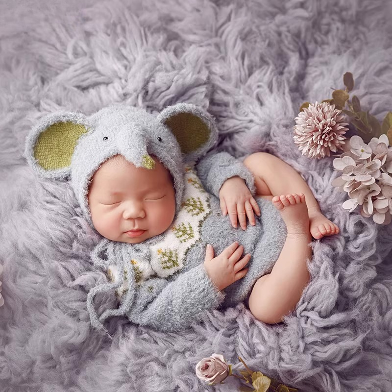 Newborn Photography Props Cute - Baby Clothing Elephant 评论和价格