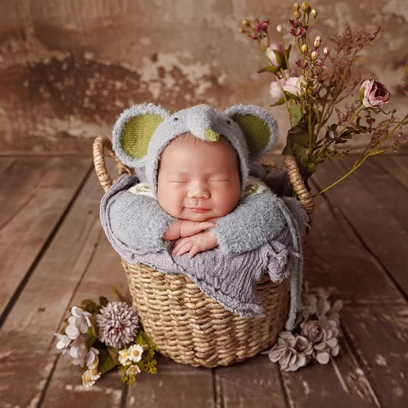 Newborn Photography Props Cute - Baby Clothing Elephant 评论和价格