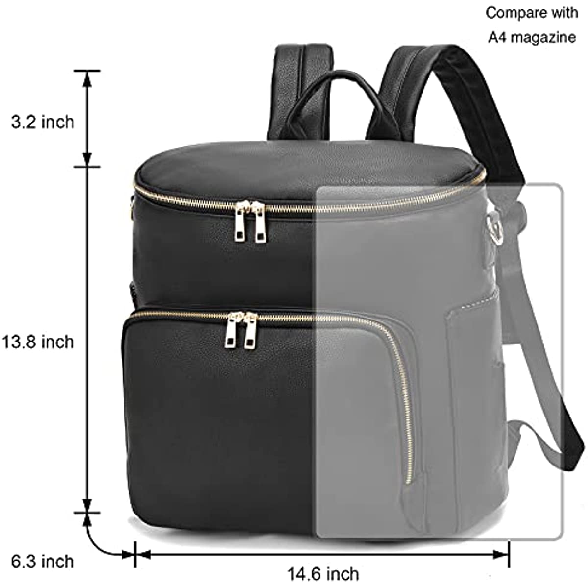 Diaper Bag Backpack Leather Ba - Baby Clothing Bag 评论和价格