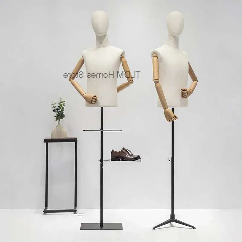 Mannequin Male Half-length Man - Baby Clothing Store 评论和价格