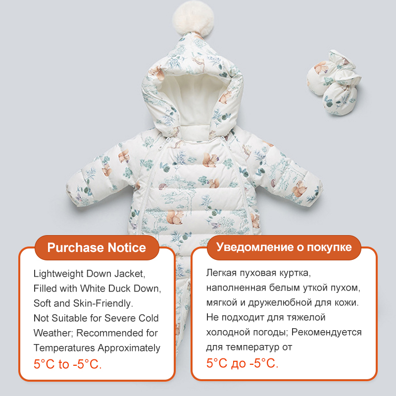Ircomll Warm Overalls White Du - Baby Clothing Zip 评论和价格