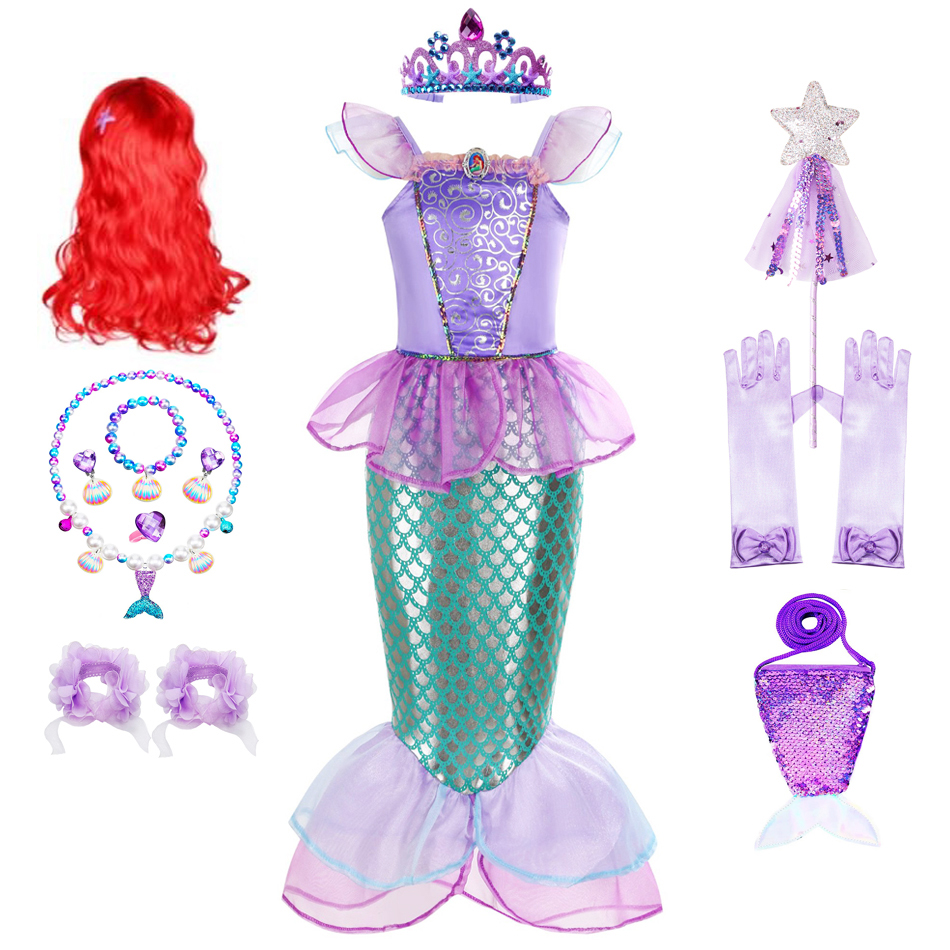 Mermaid Costume For Girls Hall - Baby Clothing Europe 评论和价格