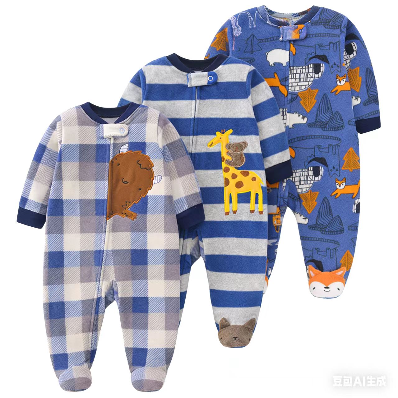 2026 Unisex Baby Romper Fleece - Baby Clothing Zip 评论和价格