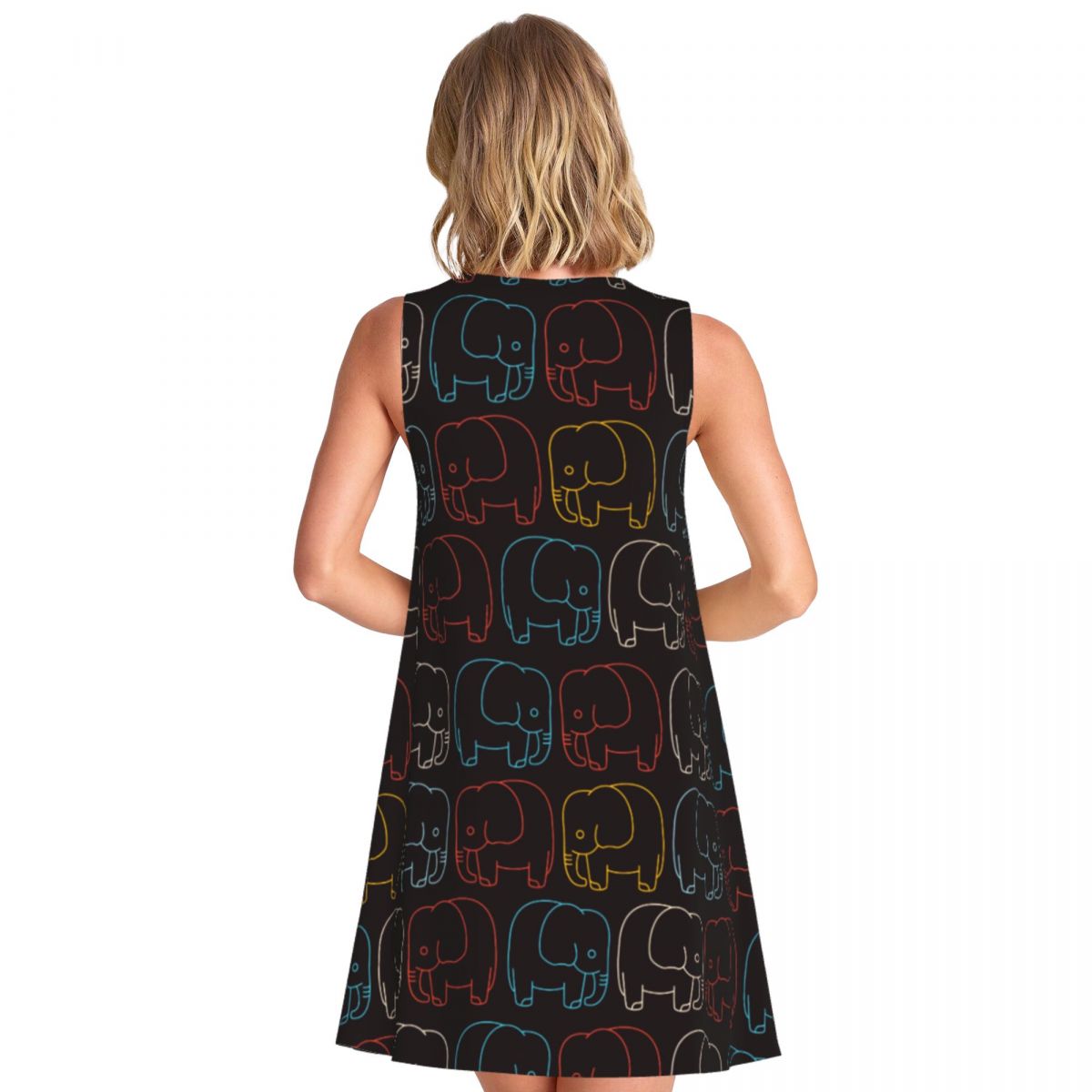 Retro Baby Elephant Dress Colo - Baby Clothing Elephant 评论和价格