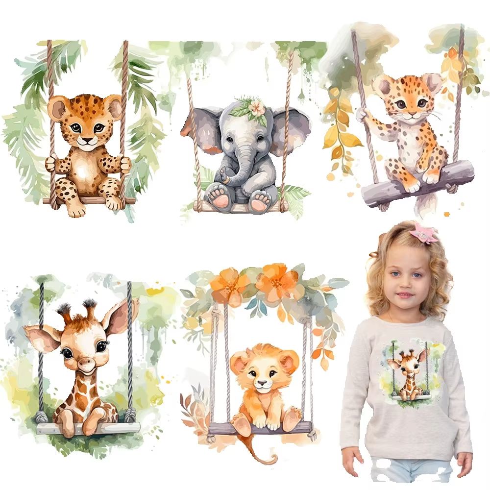 Baby Animal On Swings Heat Tra - Baby Clothing Elephant 评论和价格