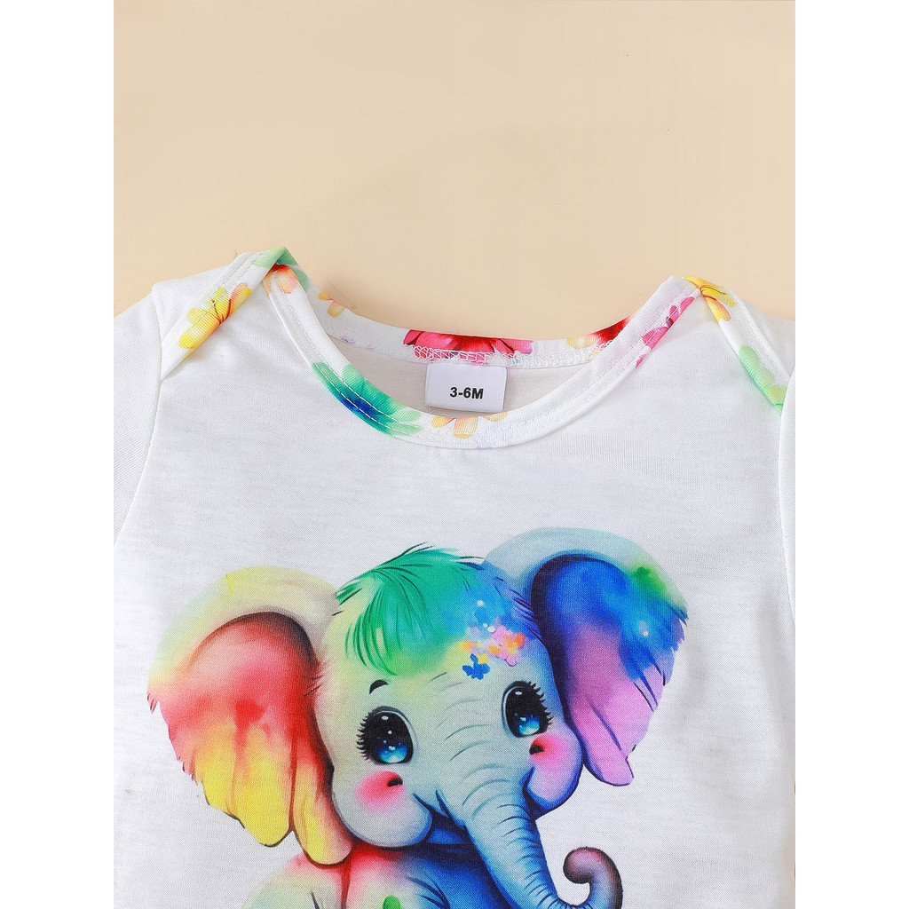 3PCS Newborn Baby Girl Clothin - Baby Clothing Elephant 评论和价格
