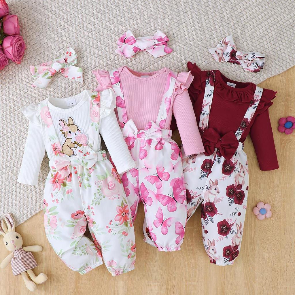 3PCS Clothes Outfits for 1-24M - Baby Xmas Clothing 评论和价格