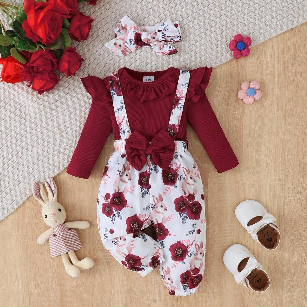 3PCS Clothes Outfits for 1-24M - Baby Xmas Clothing 评论和价格
