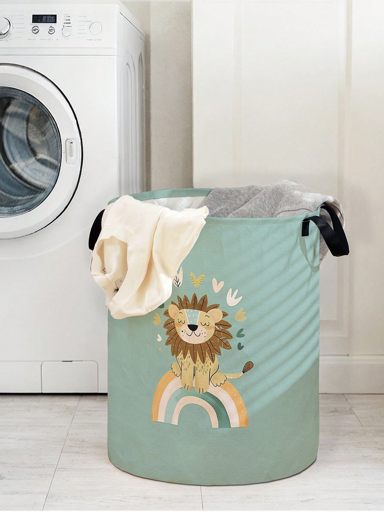 Little Lion Laundry Basket Fol - Baby Clothes Organiser 评论和价格