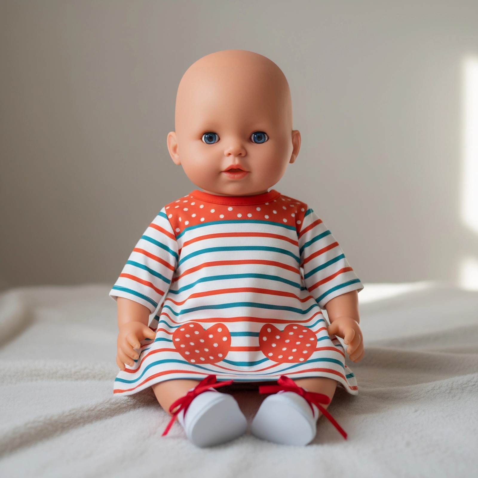 Cute Dress For 43 Cm Baby Doll - Baby Xmas Clothing 评论和价格